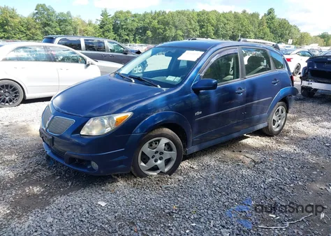 2007 Pontiac Vibe из США, поврежденный, VIN 5Y2SL65817Z426870